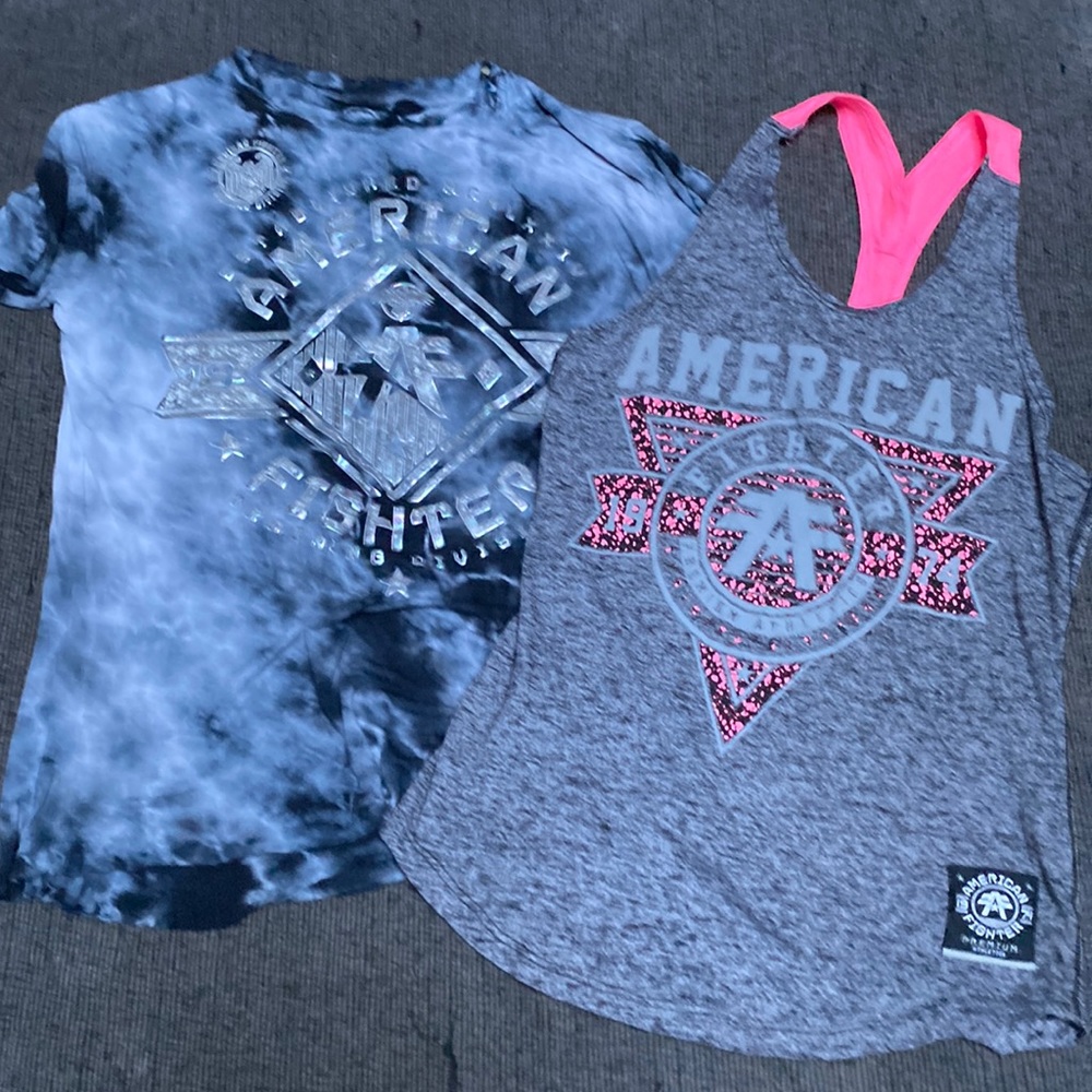 American Fighter shirt and tank top